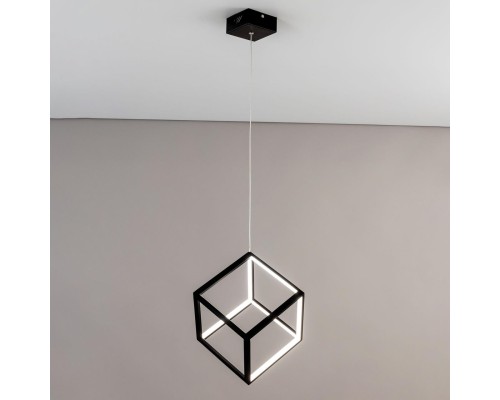 Подвесной светодиодный светильник Citilux CL719201 Куб 30 Вт 4000K Черный