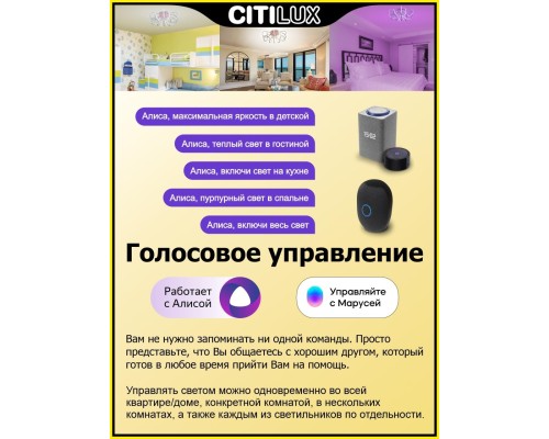 CL229A161E Джемини Хром Смарт RGB Св-к Люстра