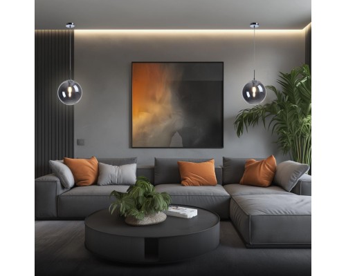 CL102630 Томми Хром+Дымч. Св-к Подвес