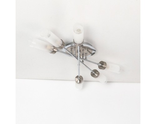 Потолочная люстра Citilux CL109161 Хеликс Хром матовый+Хром