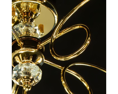 Хрустальная люстра потолочная Citilux CL330152 Синди