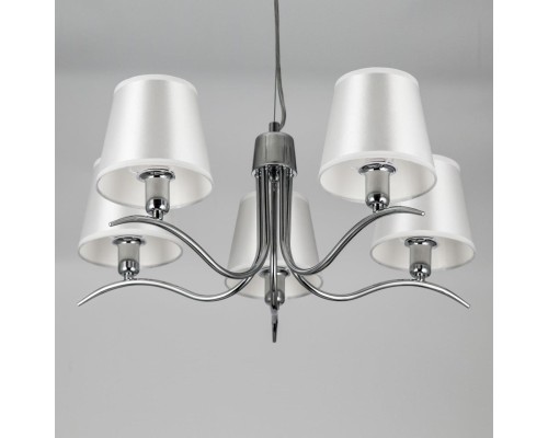 CL439151 Эмма Хром+Белый Св-к Люстра