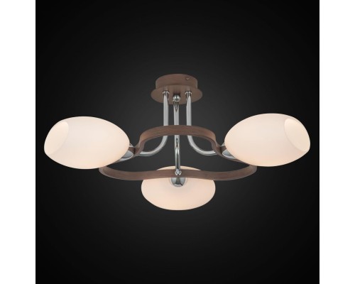 Потолочная люстра Citilux CL131131 Октава Хром+Венге