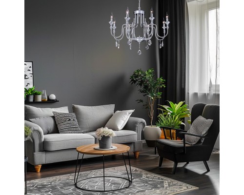 Подвесная люстра Citilux CL437181 Рига Хром