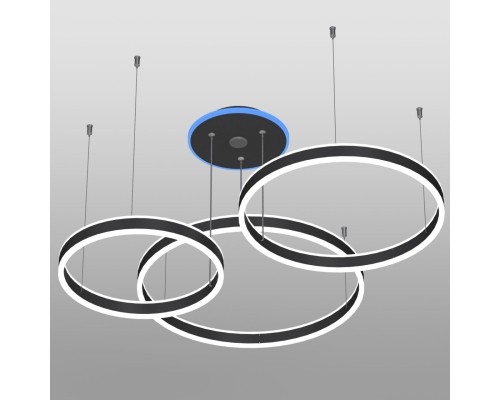 CL719A701 Дуэт Смарт Черный Св-к Люстра