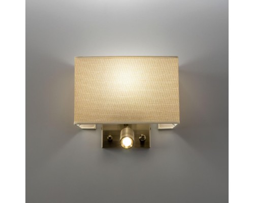 Бра с выключателем и лампой для чтения 3Вт 3000K Citilux CL704303 Декарт Бронза Старая