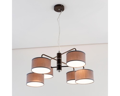 CL428261 Форма Кофе+Серый Св-к Люстра