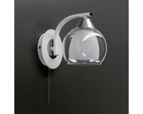 CL152310 Кристи Белый+Хром Св-к Бра