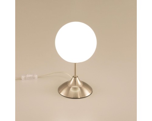 CL102814 Томми Хром Мат.+ Белый Св-к Св-к Настольный