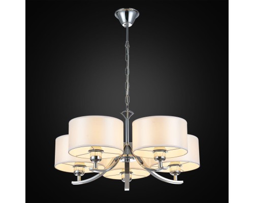 CL466150 Эвита Хром+Белый Св-к Люстра