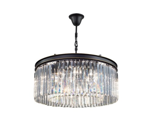 Подвесная люстра с хрусталем Citilux CL332121 Мартин Венге (коричневый)