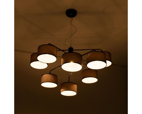 CL428281 Форма Кофе+Серый Св-к Люстра