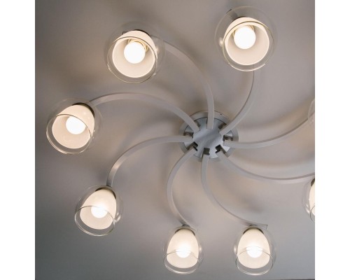 CL152180 Кристи Белый+Хром Св-к Люстра