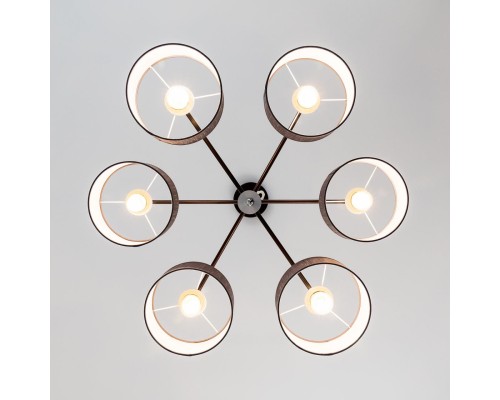 CL428261 Форма Кофе+Серый Св-к Люстра