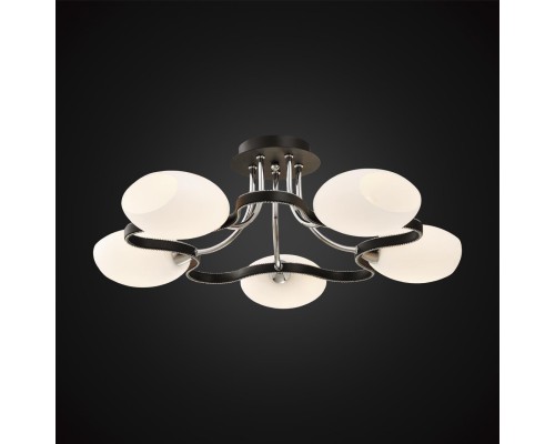 CL131152 Октава Темный+Хром Люстра