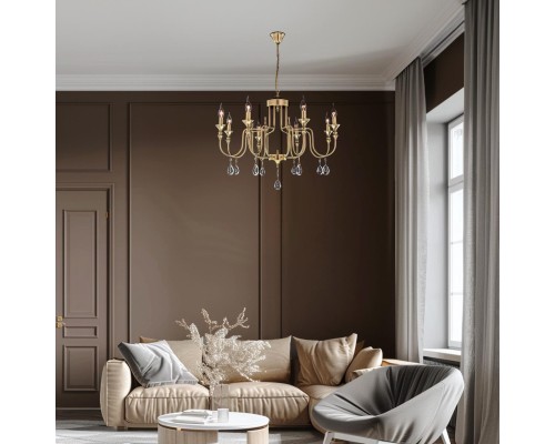 Подвесная люстра Citilux CL437183 Рига Бронза