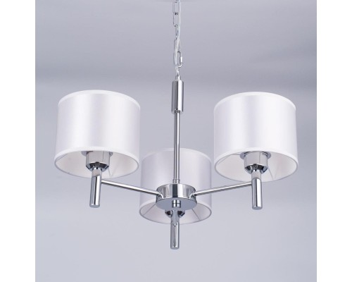 Подвесная люстра Citilux CL463130 Аврора Хром + Белый