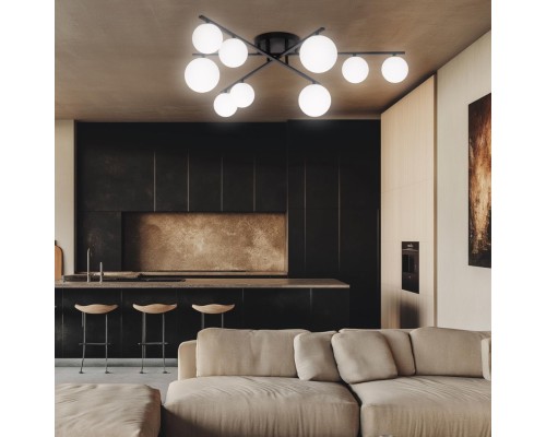 CL209291 GLOB Черный Св-к Люстра