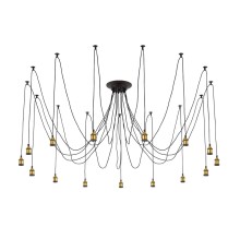 Люстра лофт Citilux CL451151 Эдисон Венге + Бронза