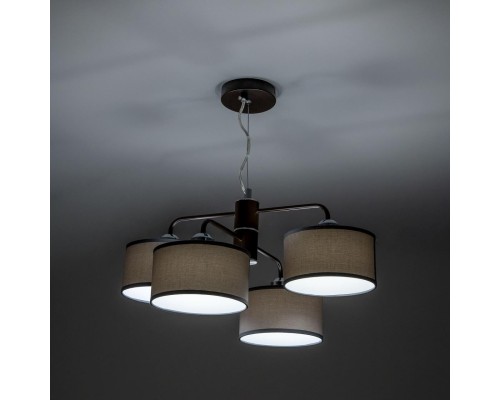 CL428241 Форма Кофе+Серый Св-к Люстра