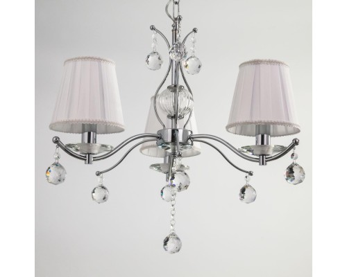 Подвесная люстра Citilux CL438131 Шелли Хром + Белый