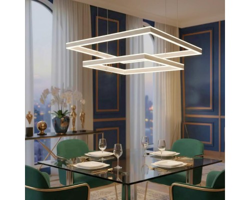 CL719K210 Дуэт Белый Св-к Люстра