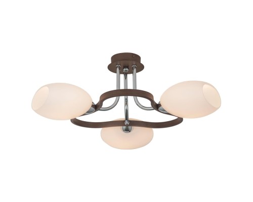 Потолочная люстра Citilux CL131131 Октава Хром+Венге