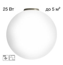 CL941D30B1 RON Накладной Св-к Шар База Хром Мат.