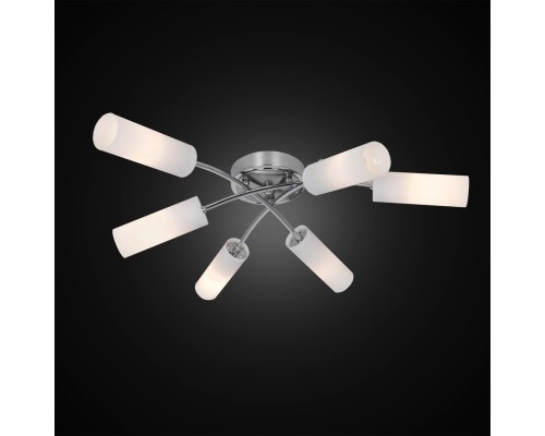 CL122161 Новелла Хром+Хром Мат. Св-к Люстра