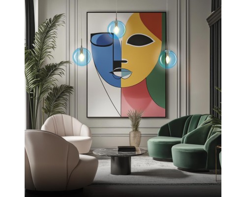 CL102627 Томми Голубой Св-к Подвес