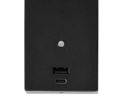 CL704431 Декарт Черный Св-к Настенный с USB