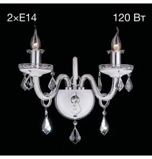 Хрустальное бра Citilux CL352320 Марена Белый+Хром