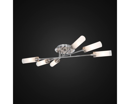 Потолочная люстра Citilux CL109161 Хеликс Хром матовый+Хром