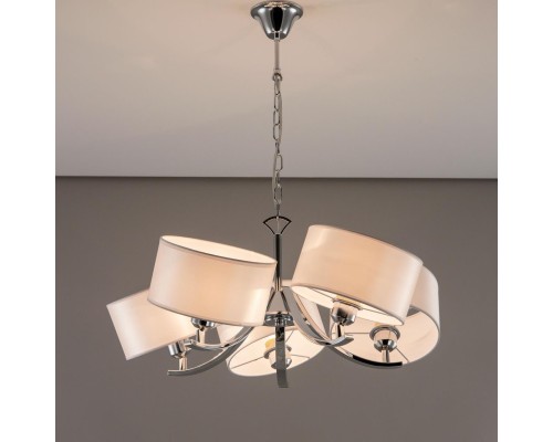 CL466150 Эвита Хром+Белый Св-к Люстра