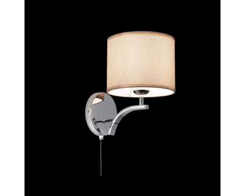 Бра с выключателем Citilux CL460311 Эвора Рондо Хром+Песочный