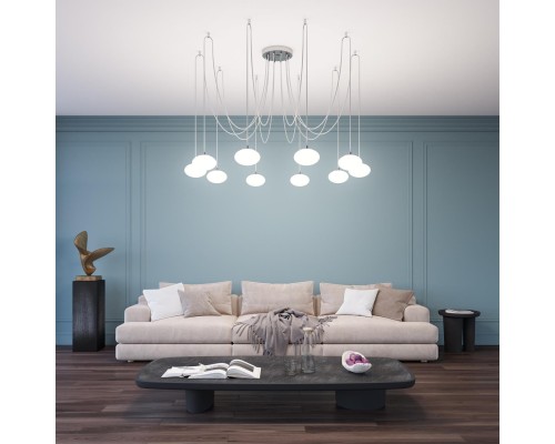 CL226A091 ATMAN Смарт Хром.Мат. Люстра Подвесная