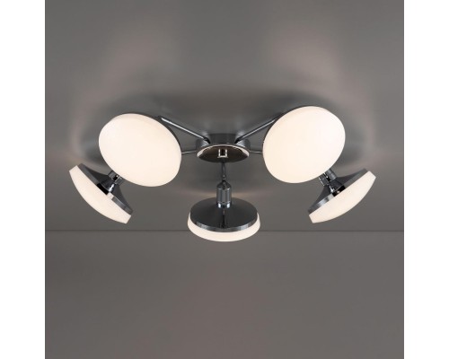 Потолочная светодиодная люстра Citilux CL716251Wz Тамбо 60 Вт 3000K Хром