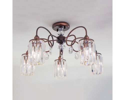 Хрустальная люстра потолочная Citilux CL330153 Синди