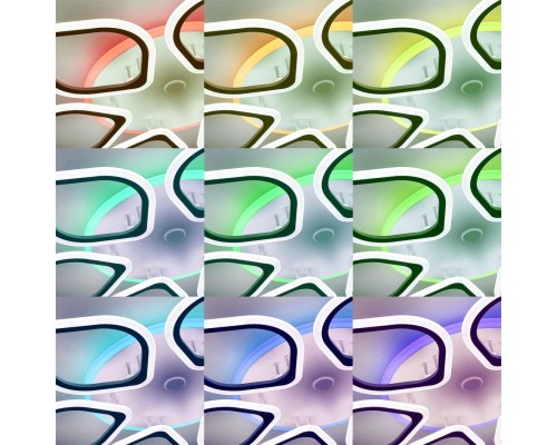 CL236A160E Ромби Белый Смарт RGB Люстра