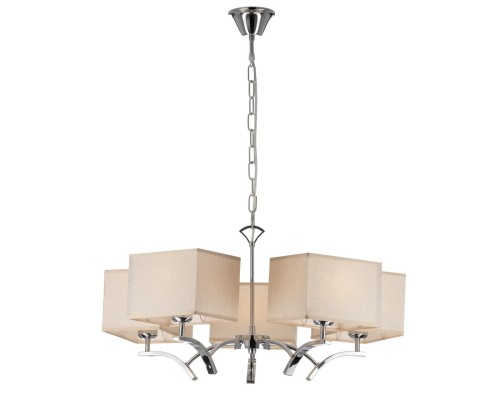 Подвесная люстра Citilux CL460251 Эвора Квадро Хром+Песочный