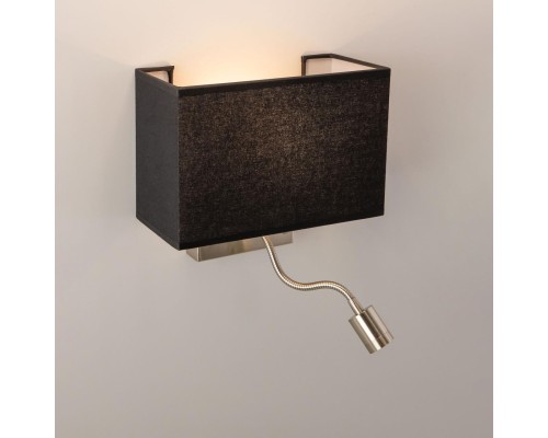 Бра с выключателем и лампой для чтения 3Вт 3000K Citilux CL704301 Декарт Хром Матовый