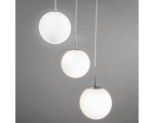 CL102054 Томми Хром Мат.+ Белый Св-к Подвес