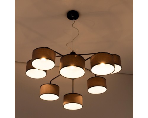 CL428281 Форма Кофе+Серый Св-к Люстра