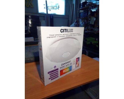 CL713A60G Диамант Хром Смарт RGB Св-к