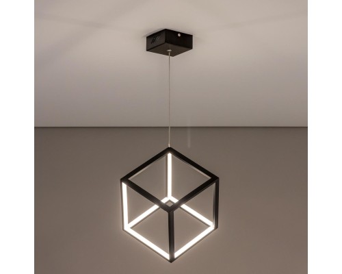 Подвесной светодиодный светильник Citilux CL719201 Куб 30 Вт 4000K Черный