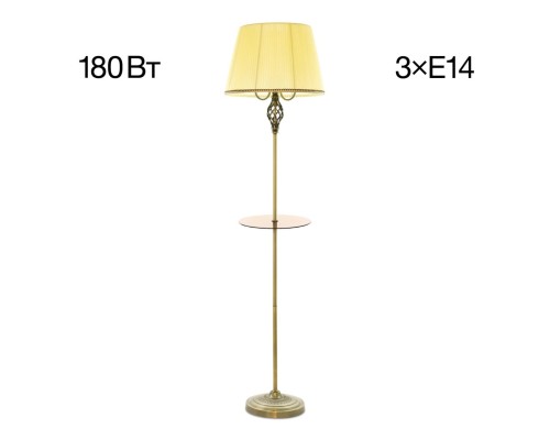 CL402933T Вена Бронза+Кремовый Торшер со столиком