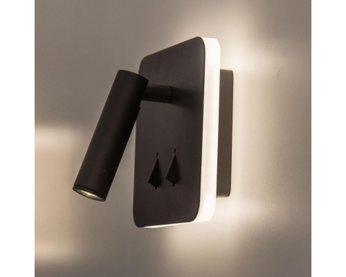 CL704421 Декарт Черный Св-к Настенный