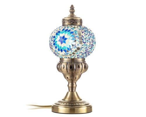 CL419816 Каир Мозаика Синяя Св-к Настольный