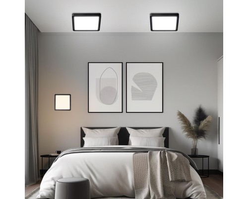 CL738K241V Бейсик Черный Св-к Накл. LED 24W*Мульти