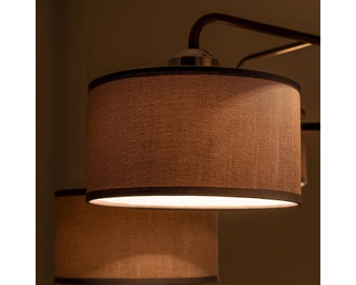 CL428281 Форма Кофе+Серый Св-к Люстра